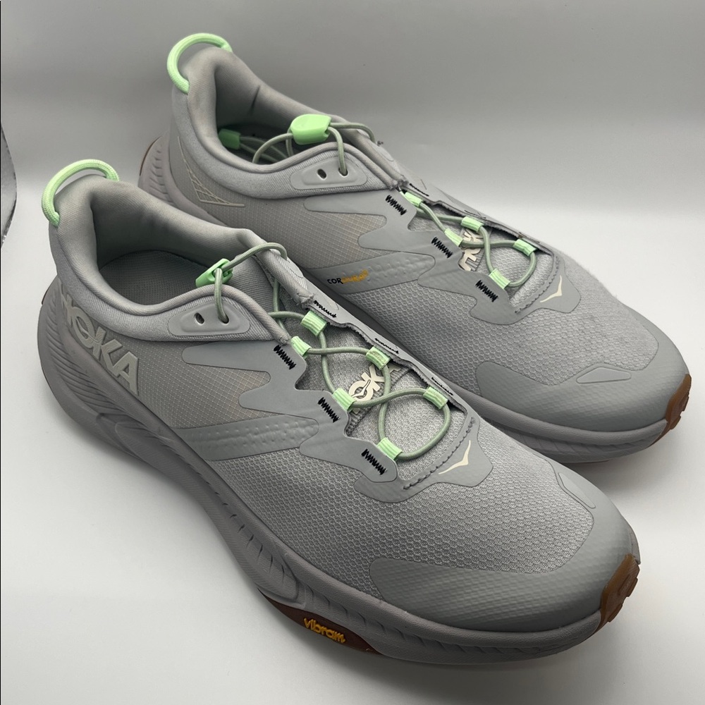 HOKA One One Transport Commuter Women’s Size 8.5B (Harbor Mist/Lime Glow color)